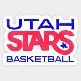 Defunct Utah Stars Basketball Team Sticker